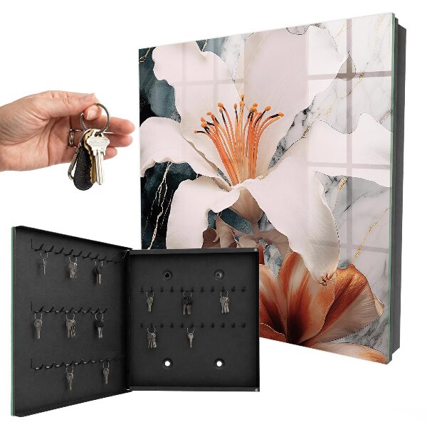 Schlüsselbox mit floralem Eleganz-Design