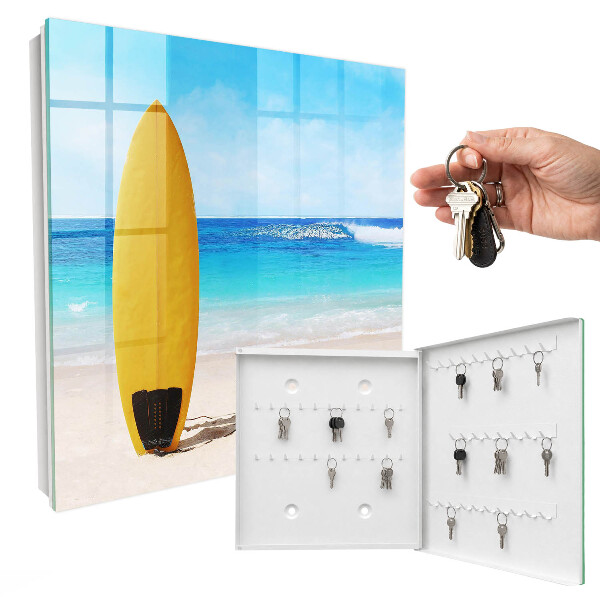 Schlüsselkasten mit Motiv Ein Paradies für Surfer