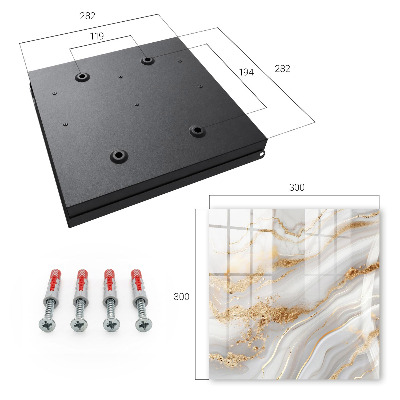 Schlüsselbox für die Wand Design Abstrakte Eleganz