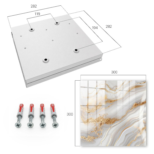 Schlüsselbox für die Wand Design Abstrakte Eleganz