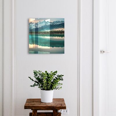 Schlüsselbox mit Motiv Spiegelung in den Bergen