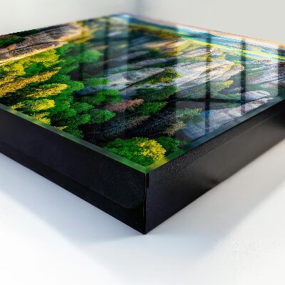 Schlüsselbox im Design Felsen und Wald