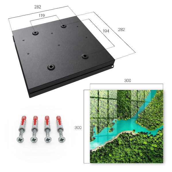 Schlüsselbox in Grünem Paradies Design