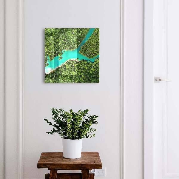 Schlüsselbox in Grünem Paradies Design