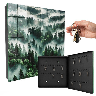 Schlüsselkasten mit Motiv Nebelwald
