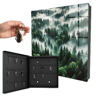 Schlüsselkasten mit Motiv Nebelwald