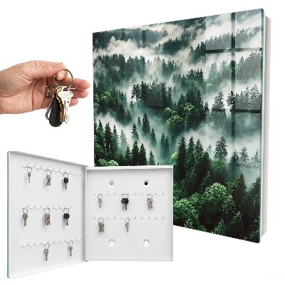 Schlüsselkasten mit Motiv Nebelwald