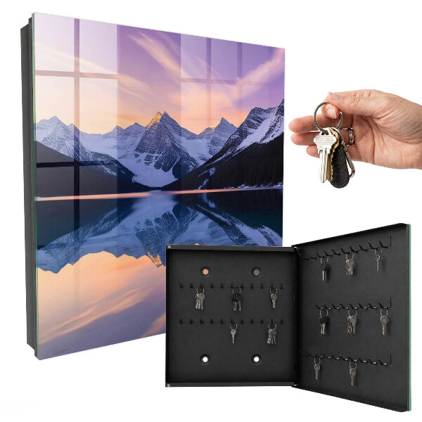 Schlüsselbox für die Wand im Design Bergwelt