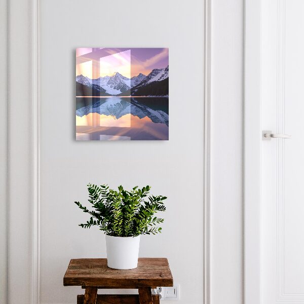 Schlüsselbox für die Wand im Design Bergwelt