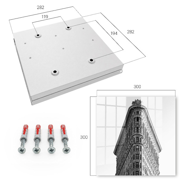 Schlüsselbox für die Wand Ausführung in Hohe Architektur