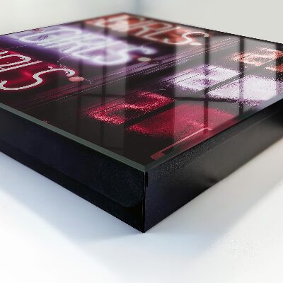 Schlüsselbox zur Wandmontage in Neon