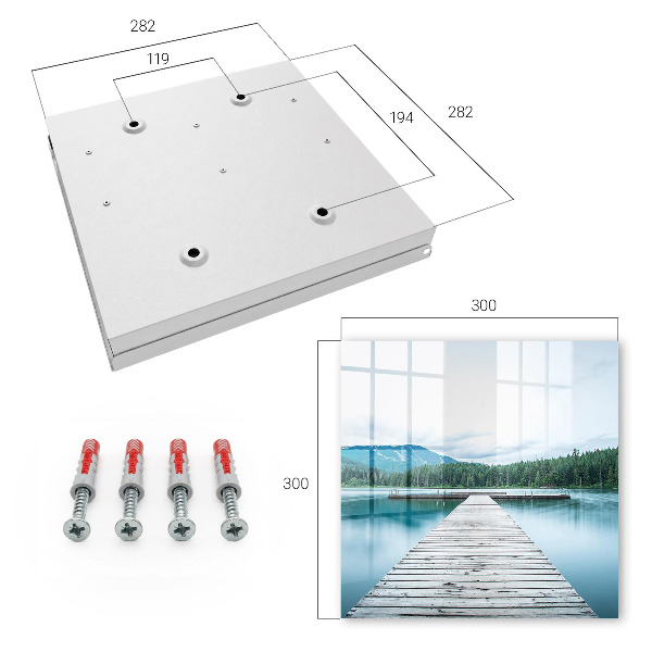 Schlüsselkasten mit Motiv Ein ruhiger See