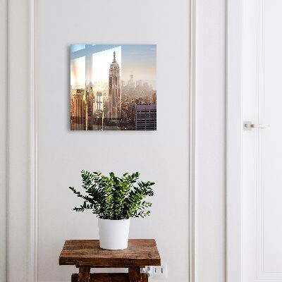 Schlüsselbox Motiv Die Stadt am Morgen