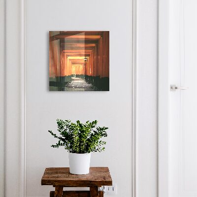 Schlüsselbox für die Wand in Gelb