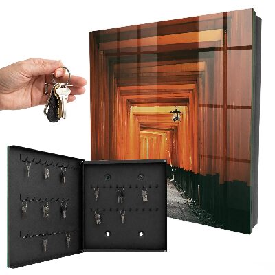 Schlüsselbox für die Wand in Gelb
