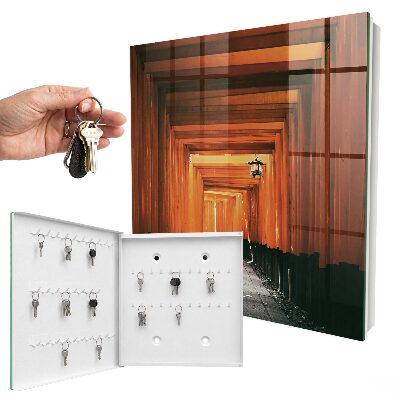 Schlüsselbox für die Wand in Gelb
