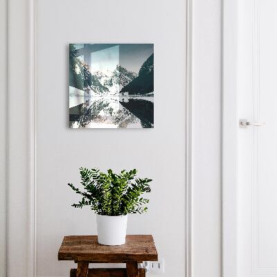Schlüsselbox mit Winterlandschaft Motiv