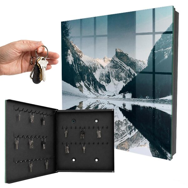 Schlüsselbox mit Winterlandschaft Motiv