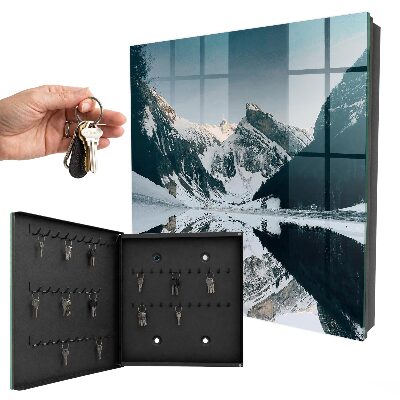 Schlüsselbox mit Winterlandschaft Motiv