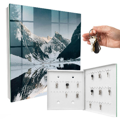 Schlüsselbox mit Winterlandschaft Motiv