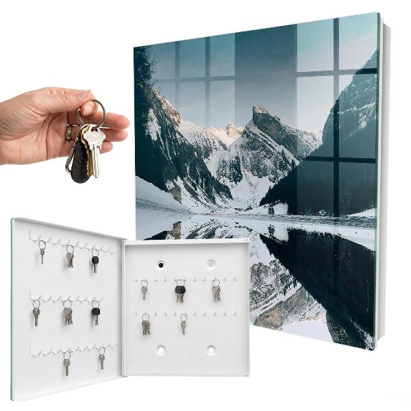 Schlüsselbox mit Winterlandschaft Motiv