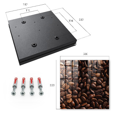 Schlüsselbox mit aromatischem Kaffee