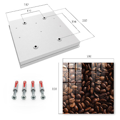 Schlüsselbox mit aromatischem Kaffee