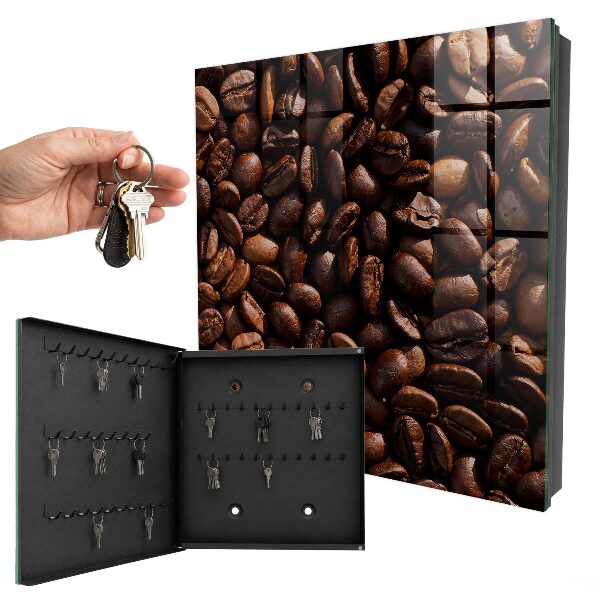 Schlüsselbox mit aromatischem Kaffee