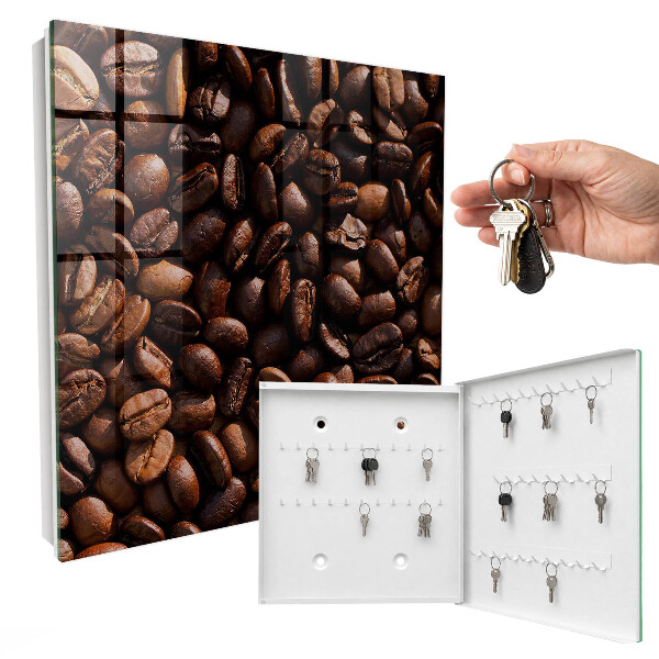 Schlüsselbox mit aromatischem Kaffee