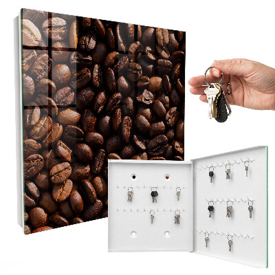 Schlüsselbox mit aromatischem Kaffee