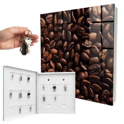 Schlüsselbox mit aromatischem Kaffee