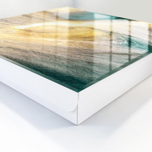 Wand-Schlüsselbox im Design Meereswelle