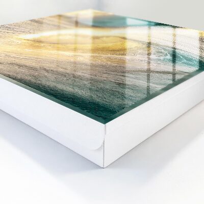 Wand-Schlüsselbox im Design Meereswelle