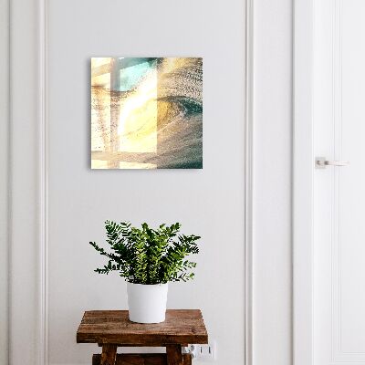 Wand-Schlüsselbox im Design Meereswelle
