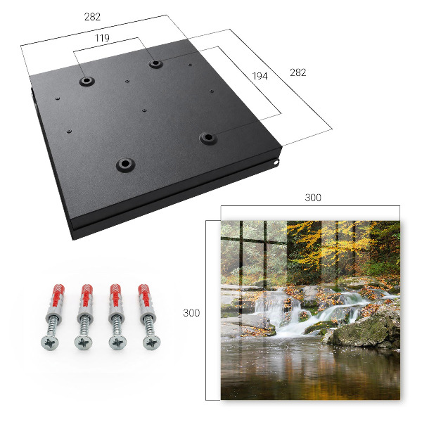 Schlüsselbox für die Wand herbstliches Design