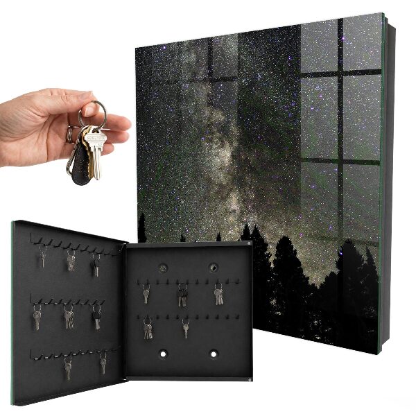 Schlüsselbox für die Wand Motiv Sternenhimmel