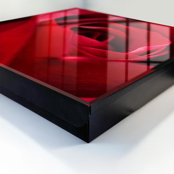 Schlüsselbox mit Motiv Rose in Nahaufnahme