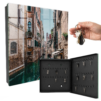 Schlüsselkasten mit Motiv Kanäle von Venedig