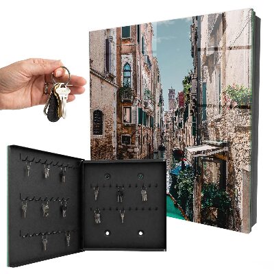 Schlüsselkasten mit Motiv Kanäle von Venedig
