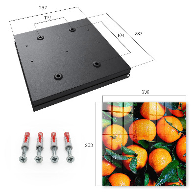 Schlüsselkasten mit Motiv frisches Obst