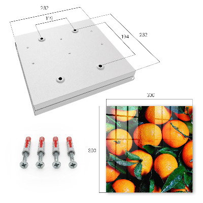 Schlüsselkasten mit Motiv frisches Obst