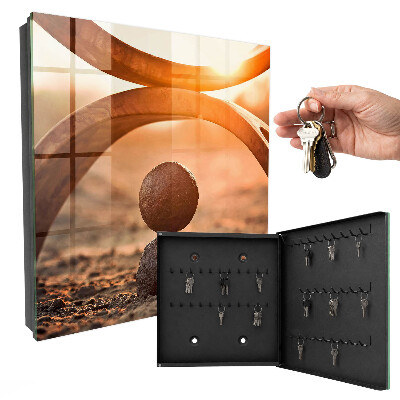 Schlüsselkasten mit dem Motiv Abstrakte Harmonie