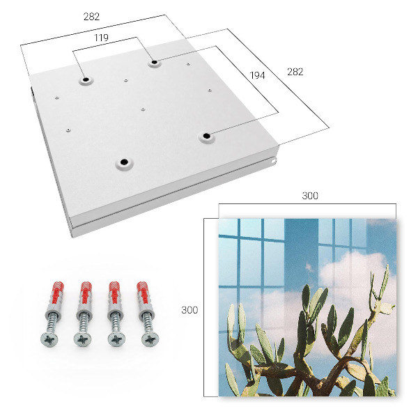 Schlüsselkasten im Design Grüner Kaktus