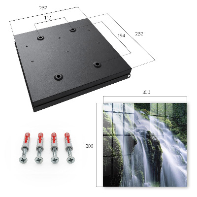 Schlüsselbox in der Ausführung Grüner Wasserfall