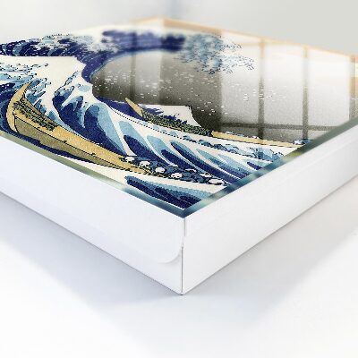 Schlüsselbox für die Wand mit Motiv Große Welle