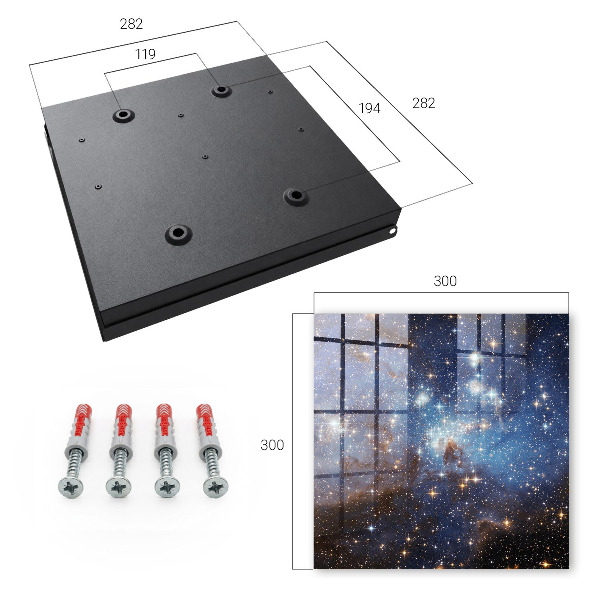 Schlüsselbox für die Wand Motiv Weltraum