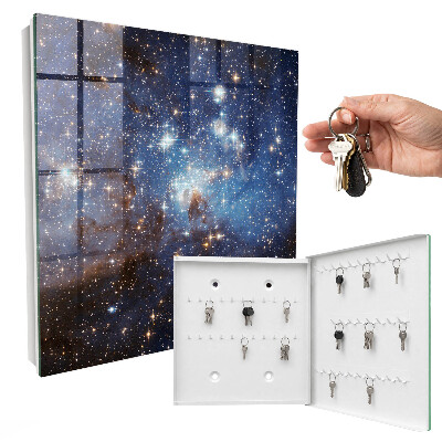 Schlüsselbox für die Wand Motiv Weltraum