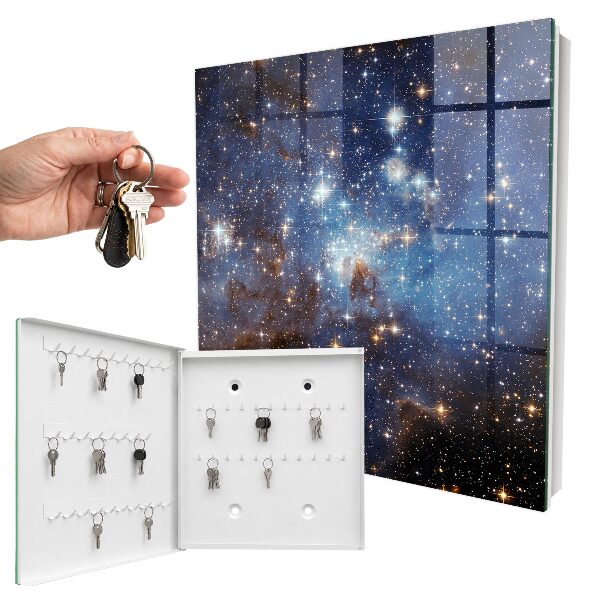 Schlüsselbox für die Wand Motiv Weltraum