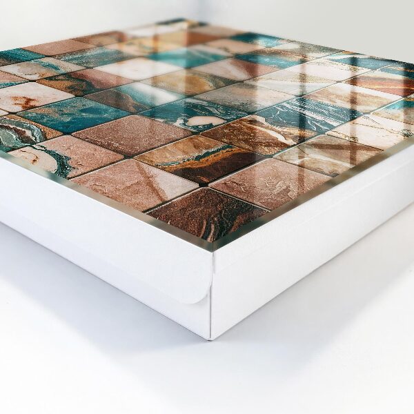 Schlüsselbox für die Wand mit Motiv Mosaik der Töne