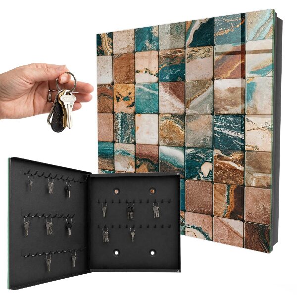 Schlüsselbox für die Wand mit Motiv Mosaik der Töne